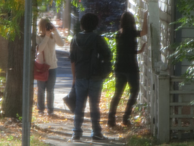 There were three photographers working in the Oregon District today.  Four, if you count me shooting the shooter.