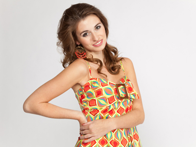 Pretty in orange and yellow and purple and blue and red.