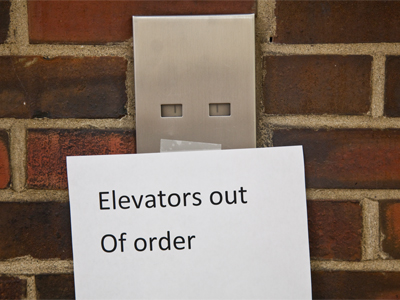 It`s good for you to walk up the stairs.