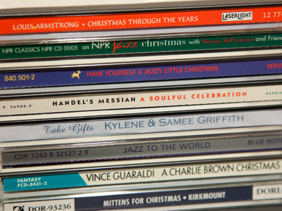 My small collection of Christmas music leans heavily toward jazz.