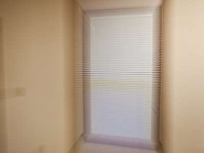 If you zoom the lens in the middle of taking a photo, you end up with something like this.