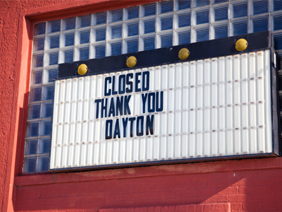 A sign of the times.