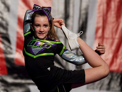 Cheerleading:  it`s more fun than a kick in the head.