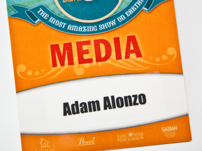 Today I received my photo pass for future color guard competitions!