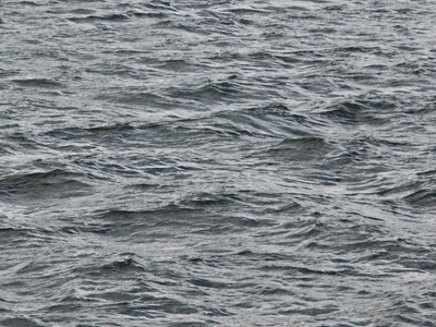 Some days the wind blows so hard from the west that the river appears to change direction and flow to the east.