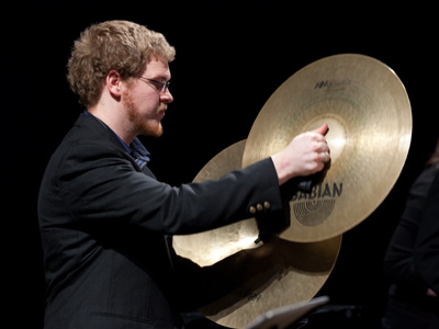 Anyone can be a percussionist.  It`s very cymbal.
