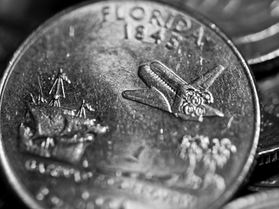 Today the space shuttle Discovery landed for the last time.