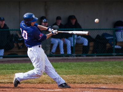 Home run swing, one base hit.