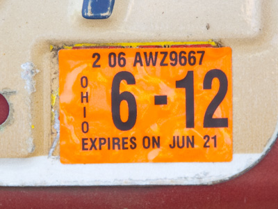 Here`s proof that I put the new sticker on.