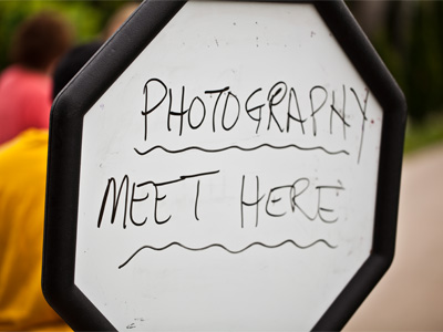 Photography meet:  is that like a track meet?