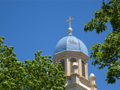 Around 1869, somebody photographed the UD chapel dome for the first time.  The rest of us are just copying.