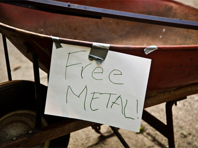 My neighborhood has many `professional recyclers.`