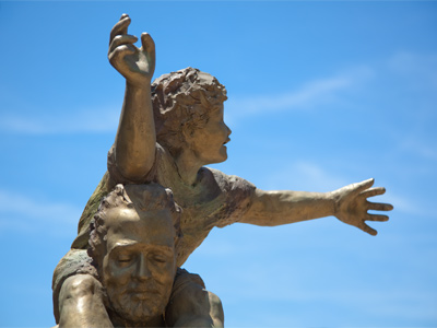 This sculpture wasn`t here yesterday.