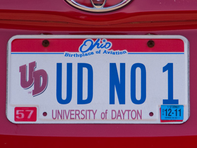 Does he get a new license plate every time the AP rankings are announced?