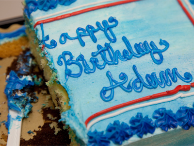 Want some cake?  Or should I say, want blue teeth?