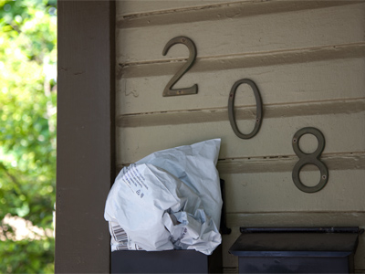 My letter carrier makes me laugh sometimes.