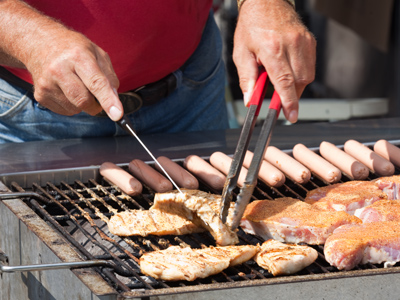 It was hot enough to cook a chicken on the sidewalk.