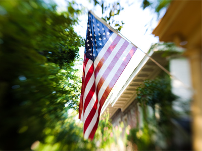 Morning in the Oregon District, USA.