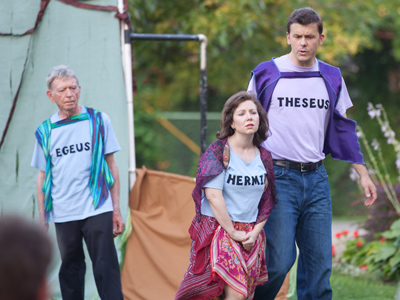 Shakespeare`s difficult enough to understand in a theatre.  In the open air, he`s almost unintelligible.