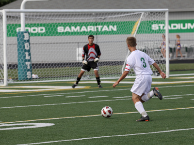 Nothing between him and the goalie but painted lines.