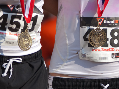 But after the race, it`s all worth it.