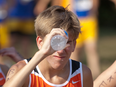 Ah, a refreshing face full of cold water.