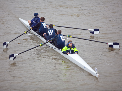 It was a chilly day for a regatta -- or for anything else.
