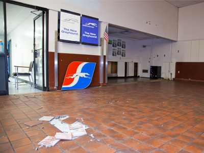 This used to be a Greyhound station, but dog gone.