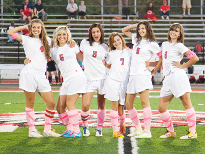 Soccer style, senior swagger.