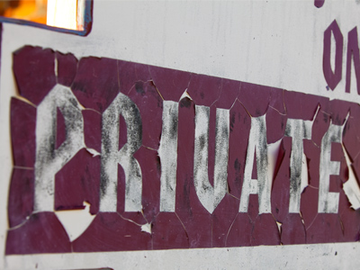 In modern society, privacy is quickly being eroded.