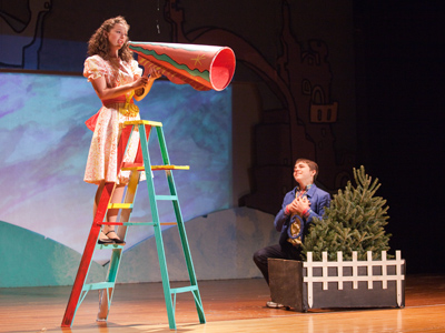 This was no ordinary balcony scene.