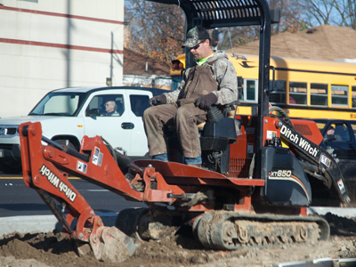 Another day at the office, at Far Hills and Dorothy Lane.