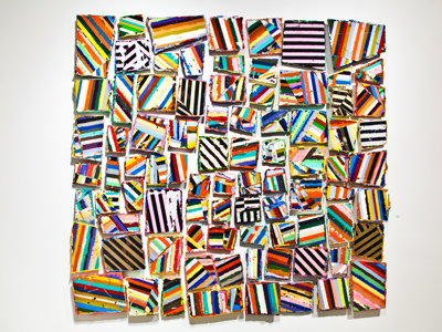 `The Imperfect Universe,` (2010, latex paint and epoxy resin on panel) by Bart Vargas, on display now through December 30 at the Dayton Visual Arts Center.