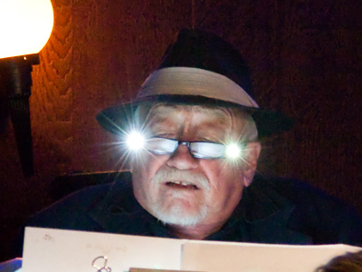 It sure is dark on the stage.