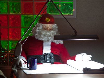 `Nope, I`ve checked it twice and your name just isn`t here.`