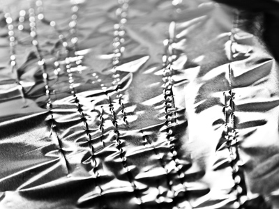 Who wants to guess what this is?  `ALUMINUM FOIL!`  Uh... good guess.  Pick up your prize on the way out.