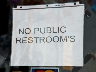 That`s good.  Who wants to go to the bathroom in public?