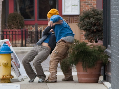 They`re dancing in the streets.