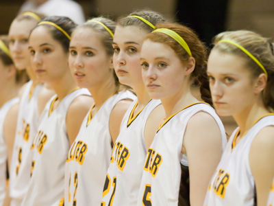 Another lineup of unusually tall girls from Alter High School (see November 12, 2011).