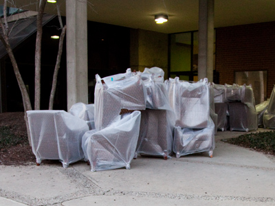 A hotel replaces all of its furniture.  Hmmm . . . bedbugs?