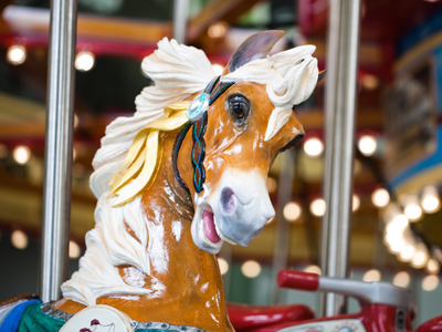 `I thought the carousel was closed in the wintertime,` old Phoebe said.  THE CATCHER IN THE RYE by J. D. Salinger