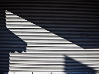 Corrugated sunlight.