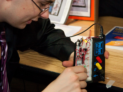 Science Fair day is when the school geeks get to shine.