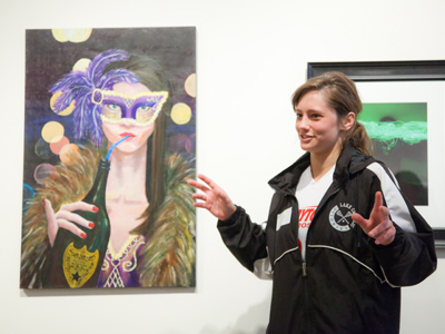 Finally, I heard the artist explain the origin of this painting (see April 13, 2011).