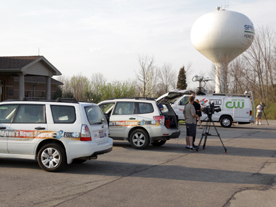 Although most school board meetings are hardly noticed, Tuesday night`s meeting was a highly-publicized event.