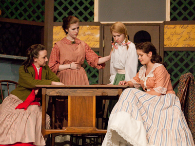 Despite some unexpected elements, this `Little Women` retained the key element:  the bond between four sisters.