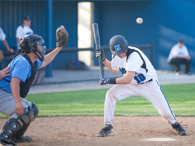 With the bases loaded, you`re supposed to let it hit you.