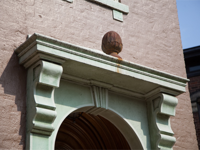 Uh, your pineapple is rusting.  Or acorn, whatever that is.