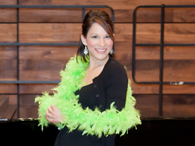 I like to hang around with singers.