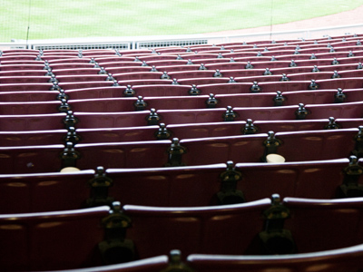 Take me out to the ballgame, take me out to the -- crowd?